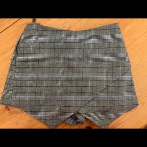 Majorelle plaid skort